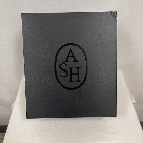 ASH Lynch Lynne Leather & Calf Hair Combat Bike Booties Size US 6.5-7 EU 37 NWT - Picture 13 of 13